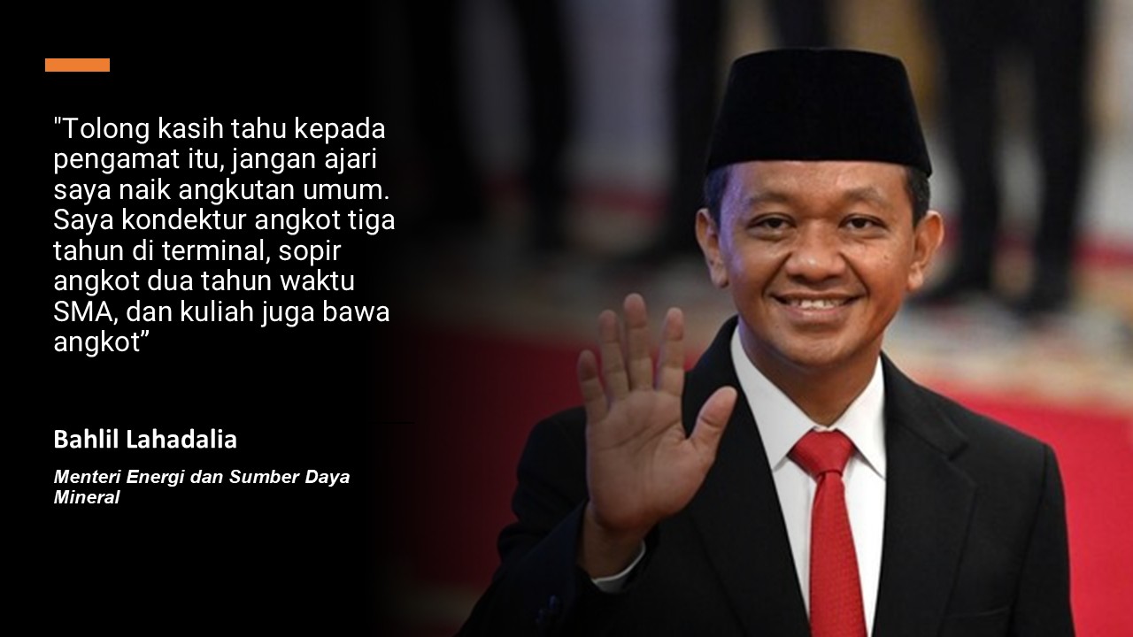 Bahlil Lahadalia:
