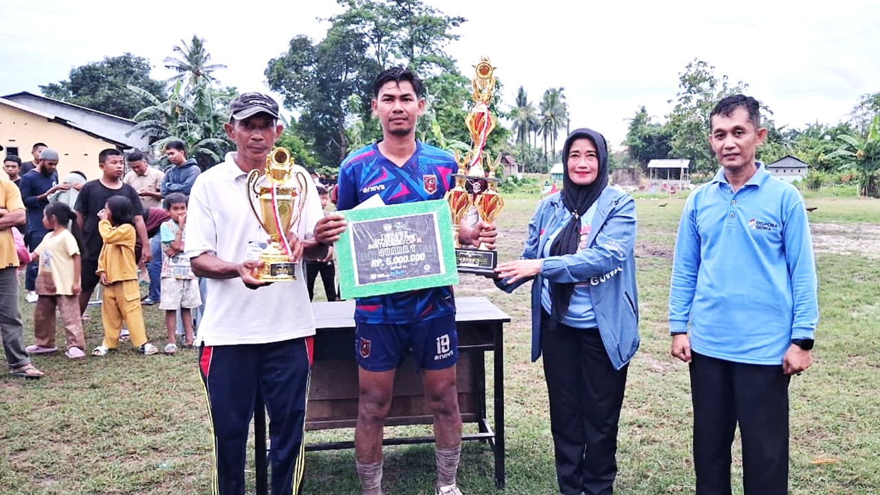 Bontokassi FC Juara Bontosunggu Cup 3 Lewat Drama Penalti, Warga Gowa Padati Lapangan Sorobaya