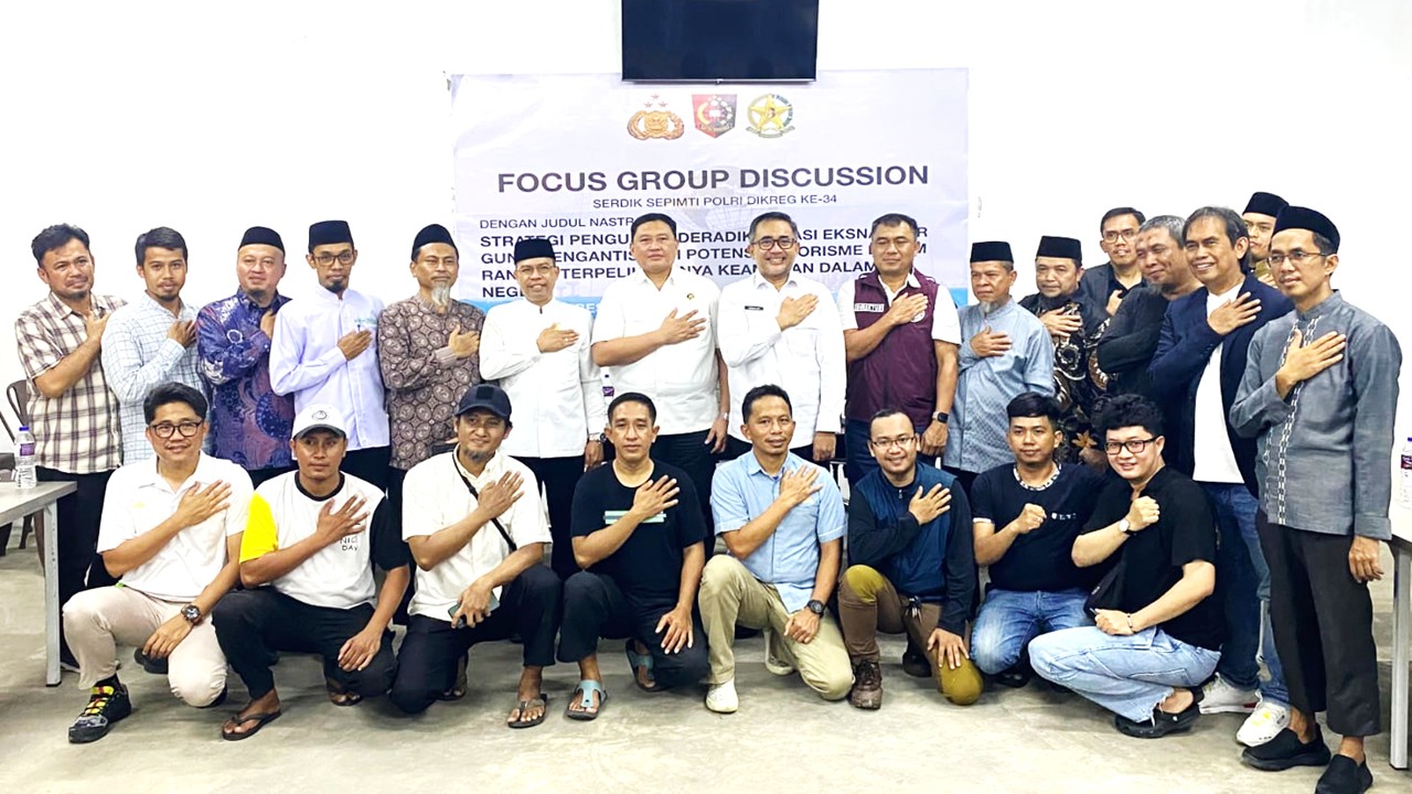 Libatkan Eks Napiter, FGD Serdik Sepimti Polri Bahas Strategi Deradikalisasi di Makassar