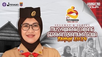 Husniah Talenrang Aklamasi Pimpin Pramuka Gowa Periode 2024-2029
