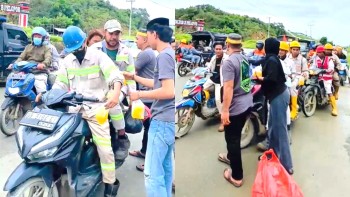 Solidaritas Bugis Halmahera Berbagi Takjil, Wujudkan Nilai Luhur Sipakatau Dan Gotong Royong
