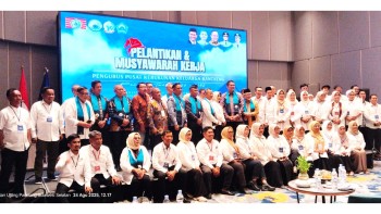 Uji Nurdin Kukuhkan Pengurus Pusat KKB, Minta Jadi Pembimbingnya Bangun Bantaeng 
